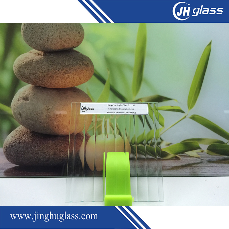 Jinghu 3mm 4mm 5mm Decorative Clear Tempered Patterned Glass for Door Window