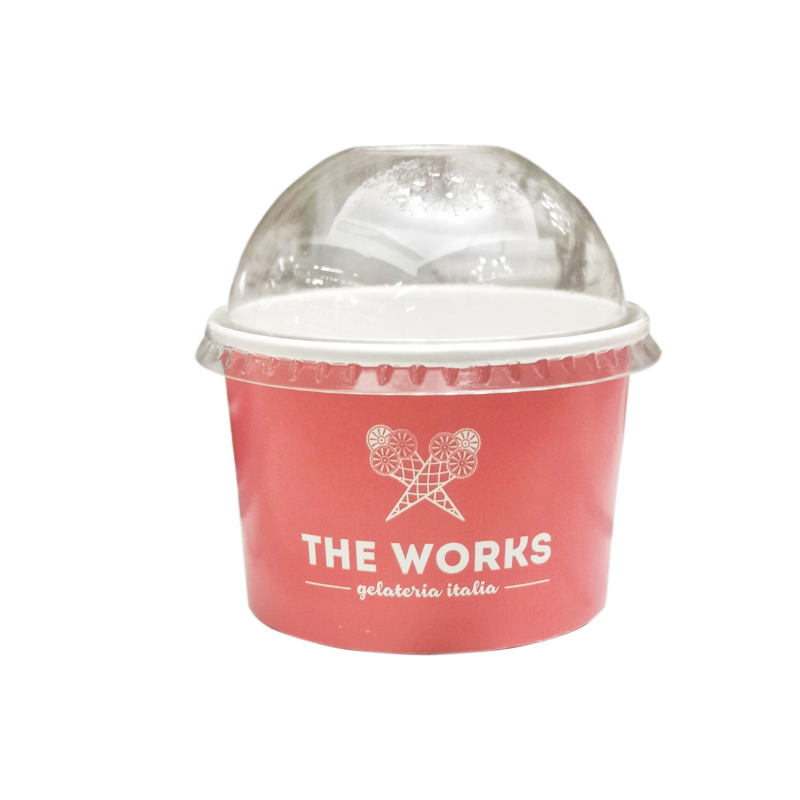 Customized Paper Cup Ice Cream Container 4 Ounce-8 Ounce