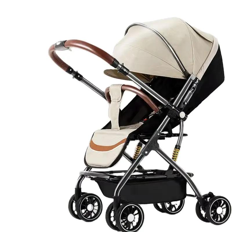 Light and Cheap Baby Stroller with Big Rear Wheels