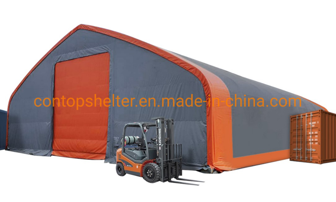 Industrial Storage Shelter PVC Cover Garage Bus Tent Steel Structure Warehouse