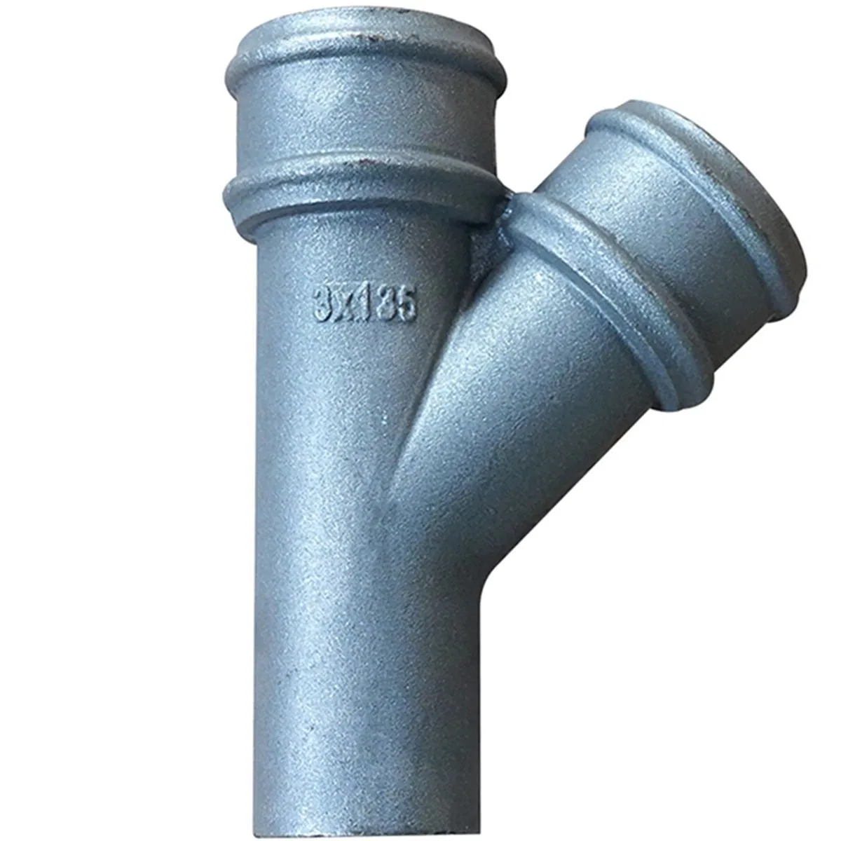 2-1/8inch Drainage Double Bend Elbow Connection Malleable Bend Cast Iron Pipe Fitting for Water Supply