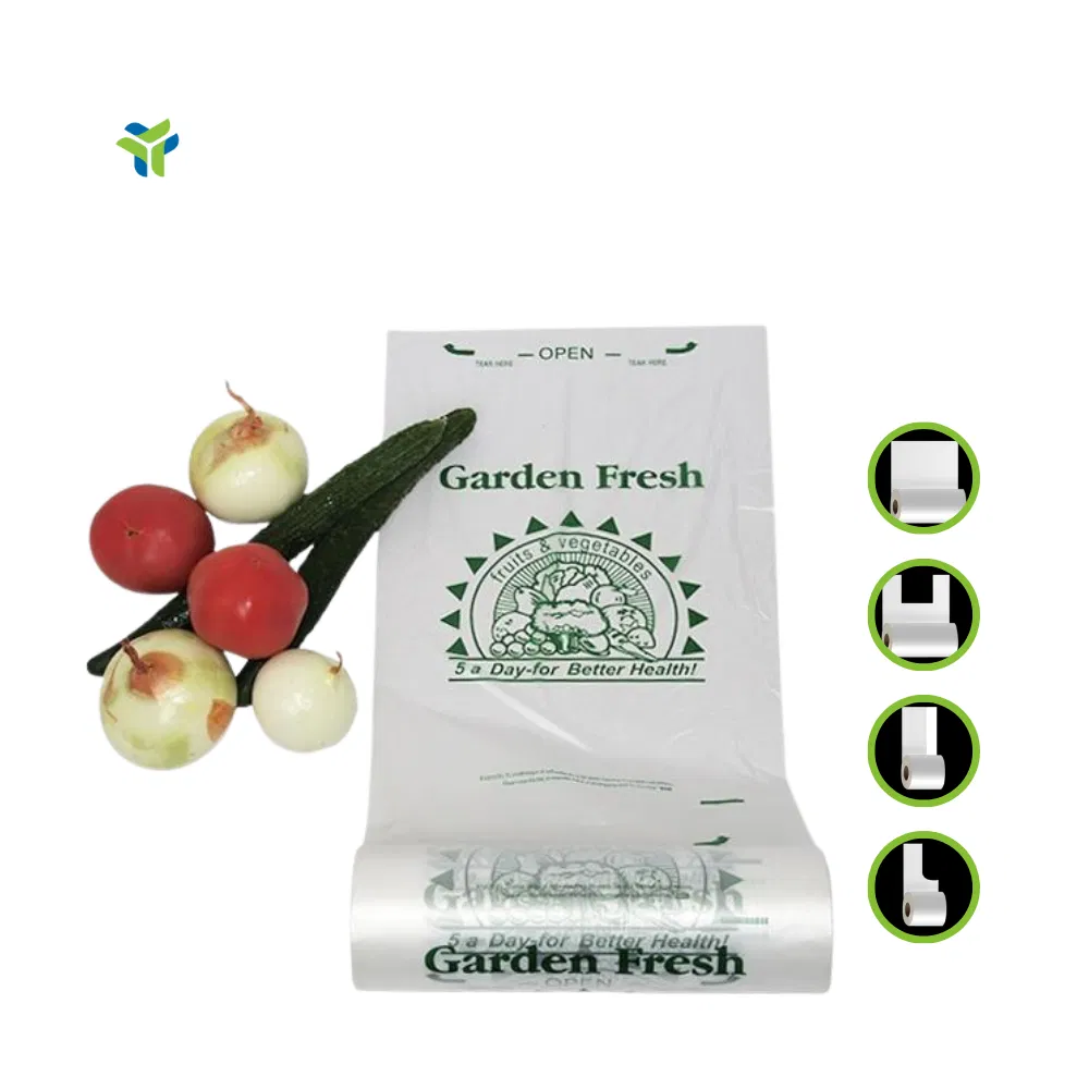 Versatile Clear Bags for Safe Fresh Food Packaging