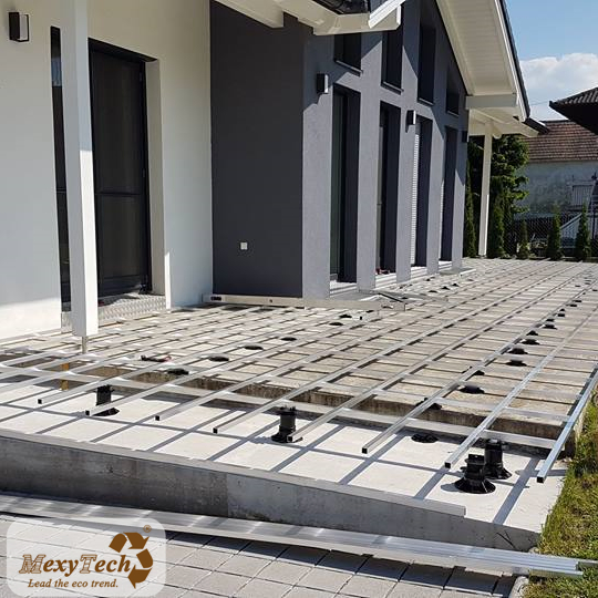 Outdoor Flooring Support Adjustable Plastic Pedestal