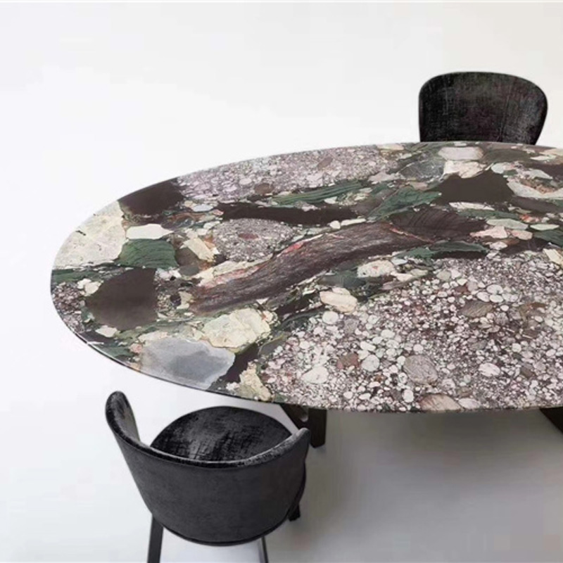 Marble Stone Sintered Stone Green Jade Marble Dining Table Countertop