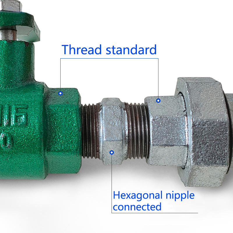 Hot Sales Malleable Cast Iron Pipe Fittings 4'' Nipple