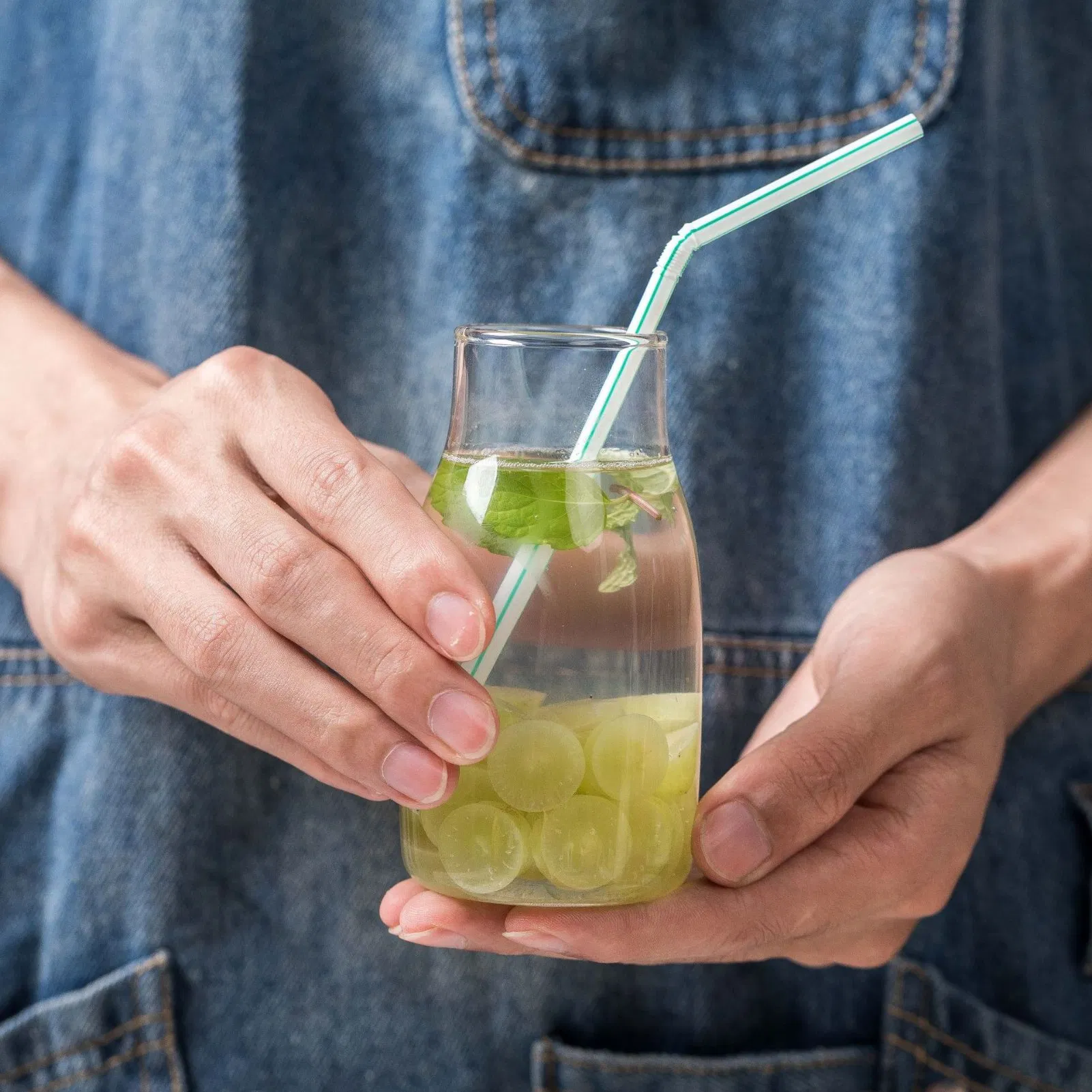 Creative Cork Simple Glass Bottle