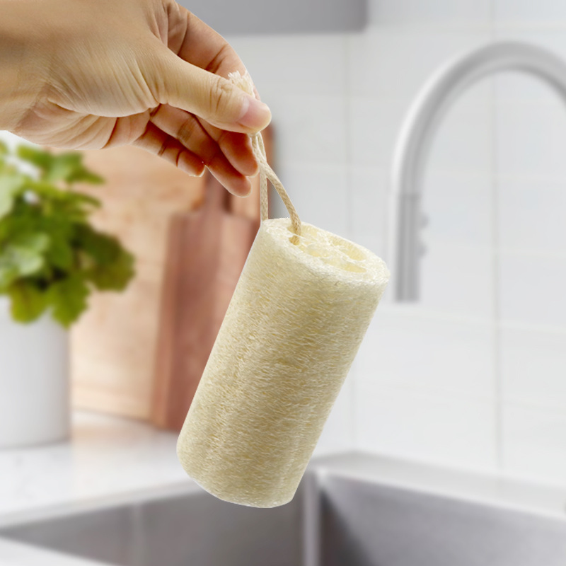 Loofah Bath Sponges Natural Body Scrubber Eco Friendly Hotel Cleaning Luffa