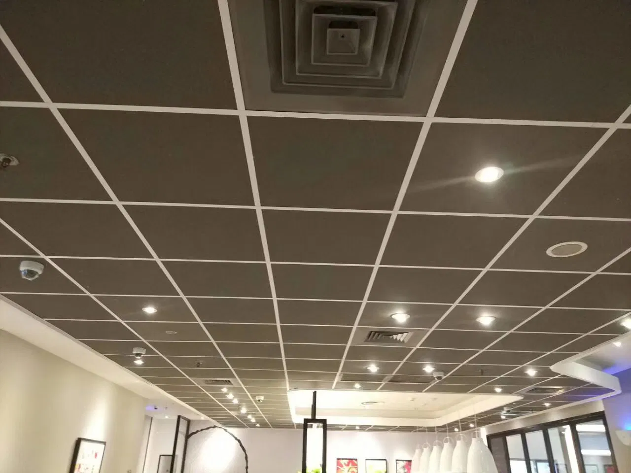 AG. Acoustic Creative Interior Design Sound Insulation Mineral Wool False Ceiling Paneling