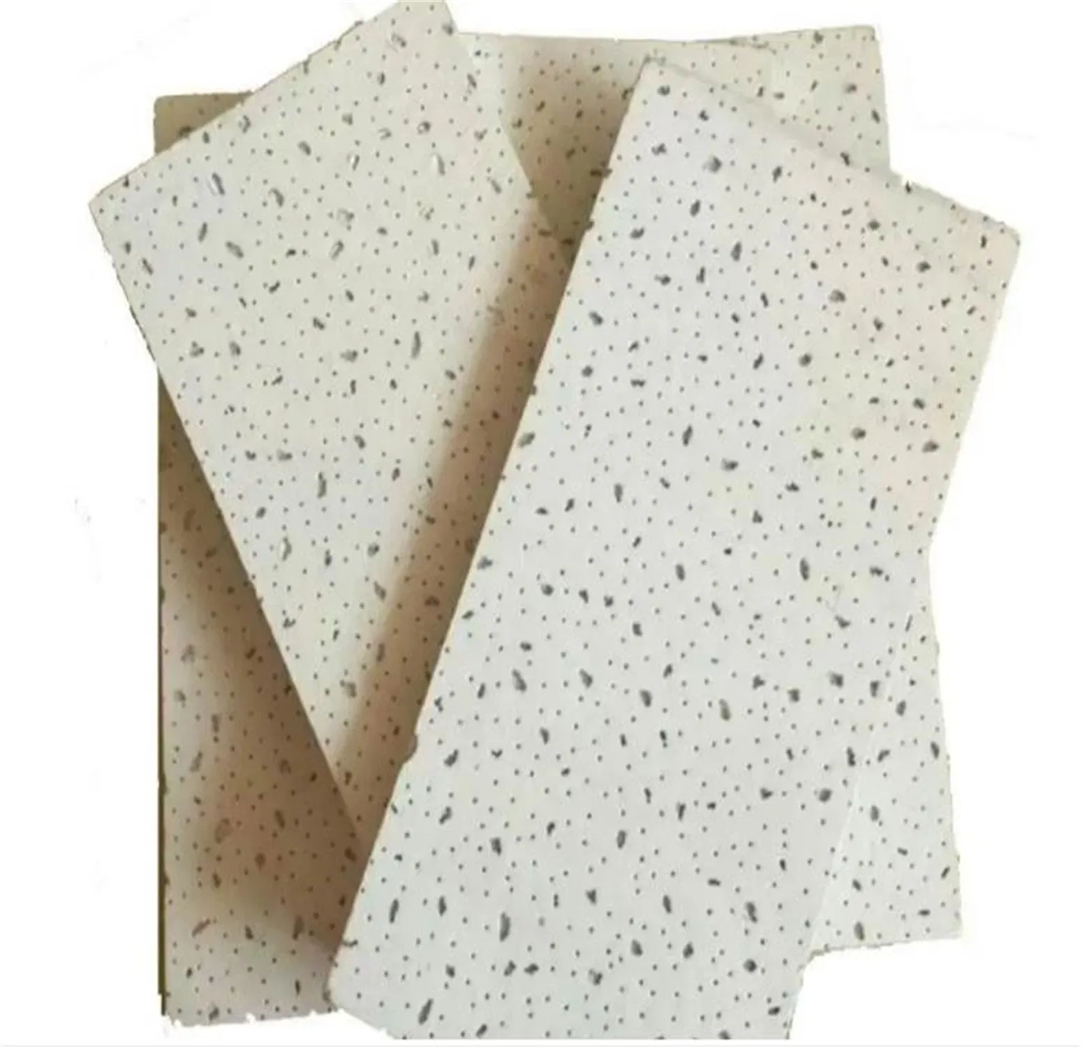 Plaster Decorative Mineral Wool Fiber Sound-Absorbing Ceiling Tiles