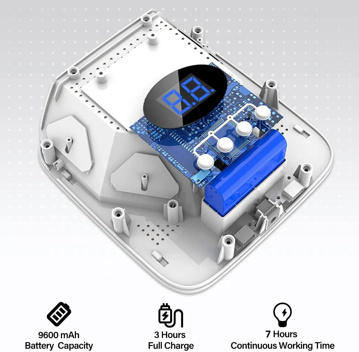 Cordless LED 54W Rechargeable UV LED Nail Lamp