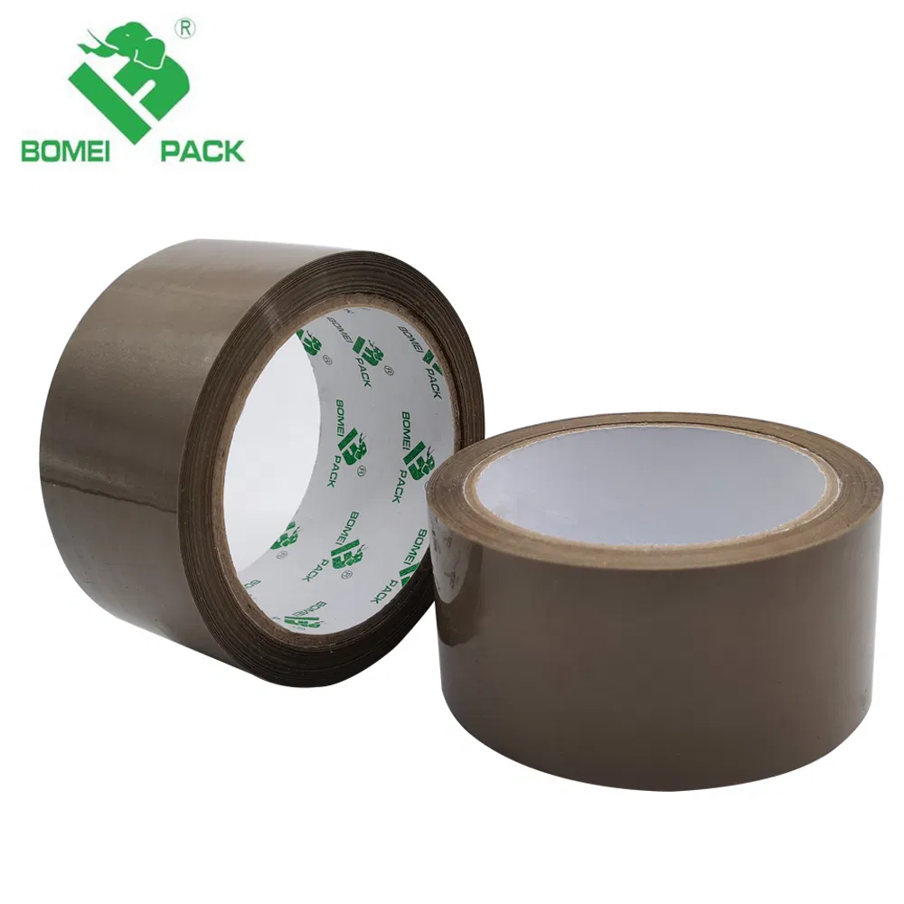 Colored BOPP Adhesive Packing Tape Ome Brown for Sealing Carton