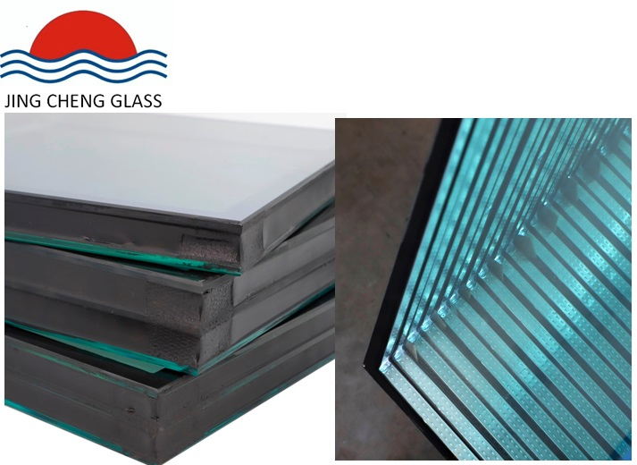 Tempered Double Glazing Low-E Insulated Customized Building Construction Safety Glass