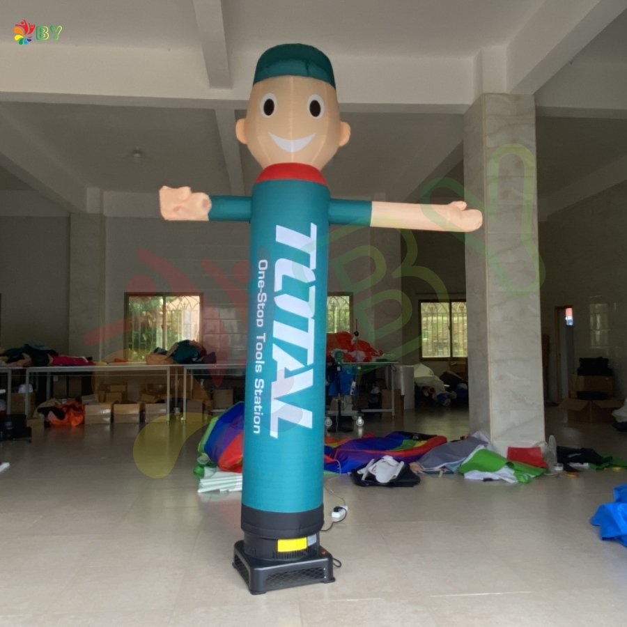 Boyan Customized Inflatable Sky Air Dancer Dancing Man with Blower for Advertising