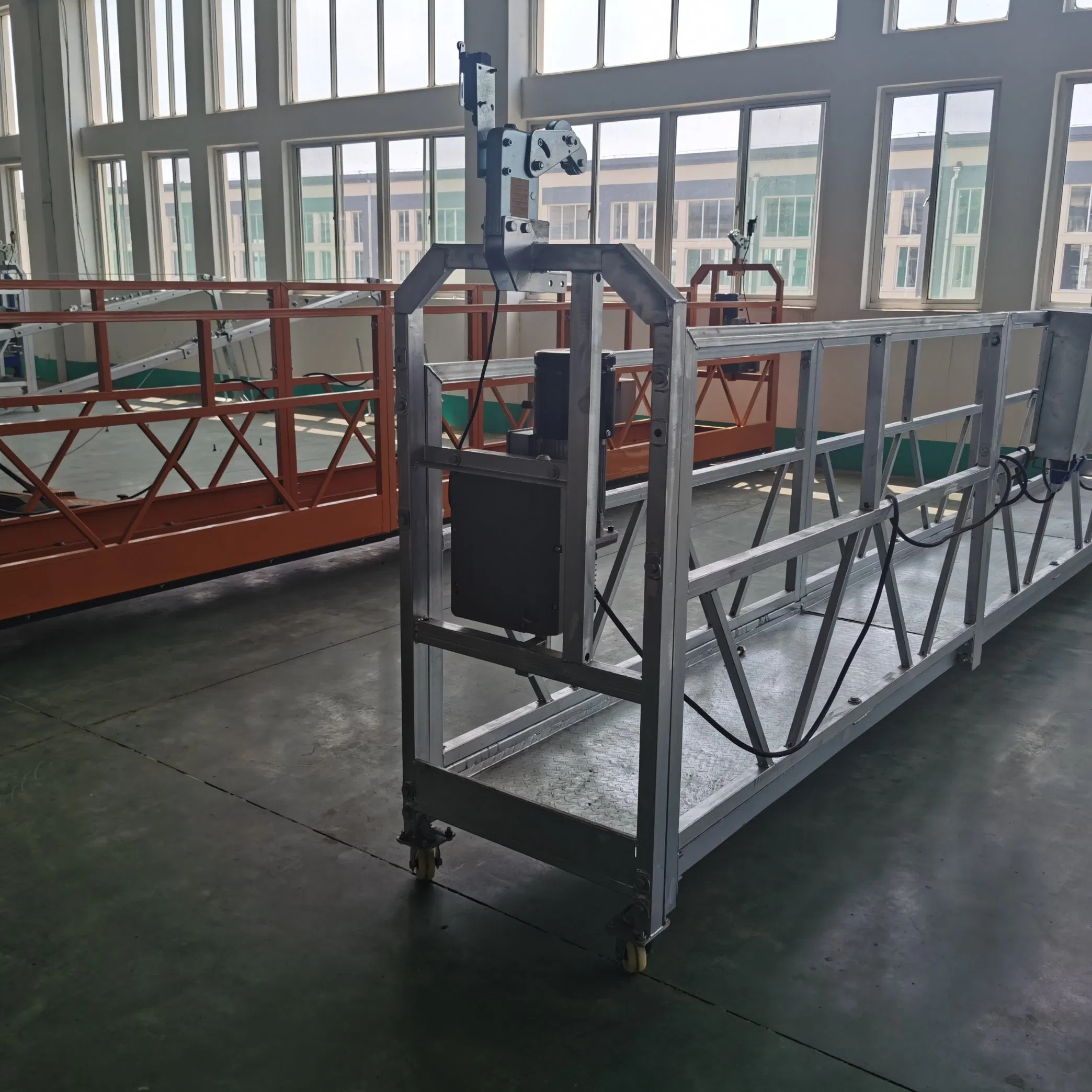 Suspended Platform Powered Cradle 500kg Building Cleaning Suspended Scaffold Construction Hanging Basket Platform