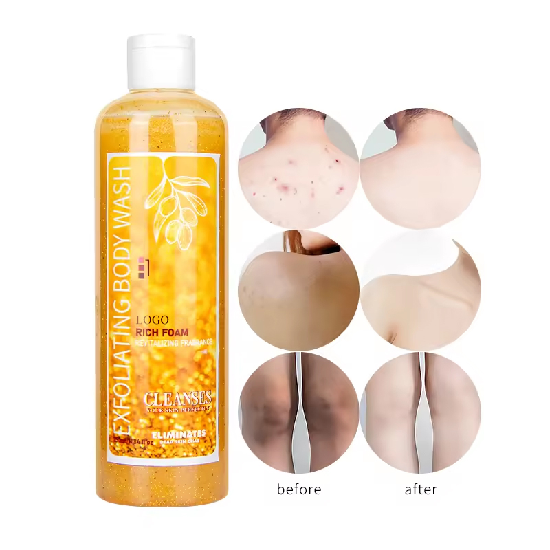 Ditong Oemodm Skin Moisturizing Exfoliator Thick Full Biotin Collagen 24K Gold Bath Shower Gel