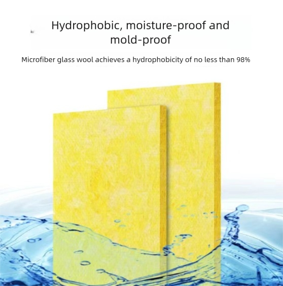 Factory Direct Formaldehyde-Free Glass Wool Board for Thermal Insulation