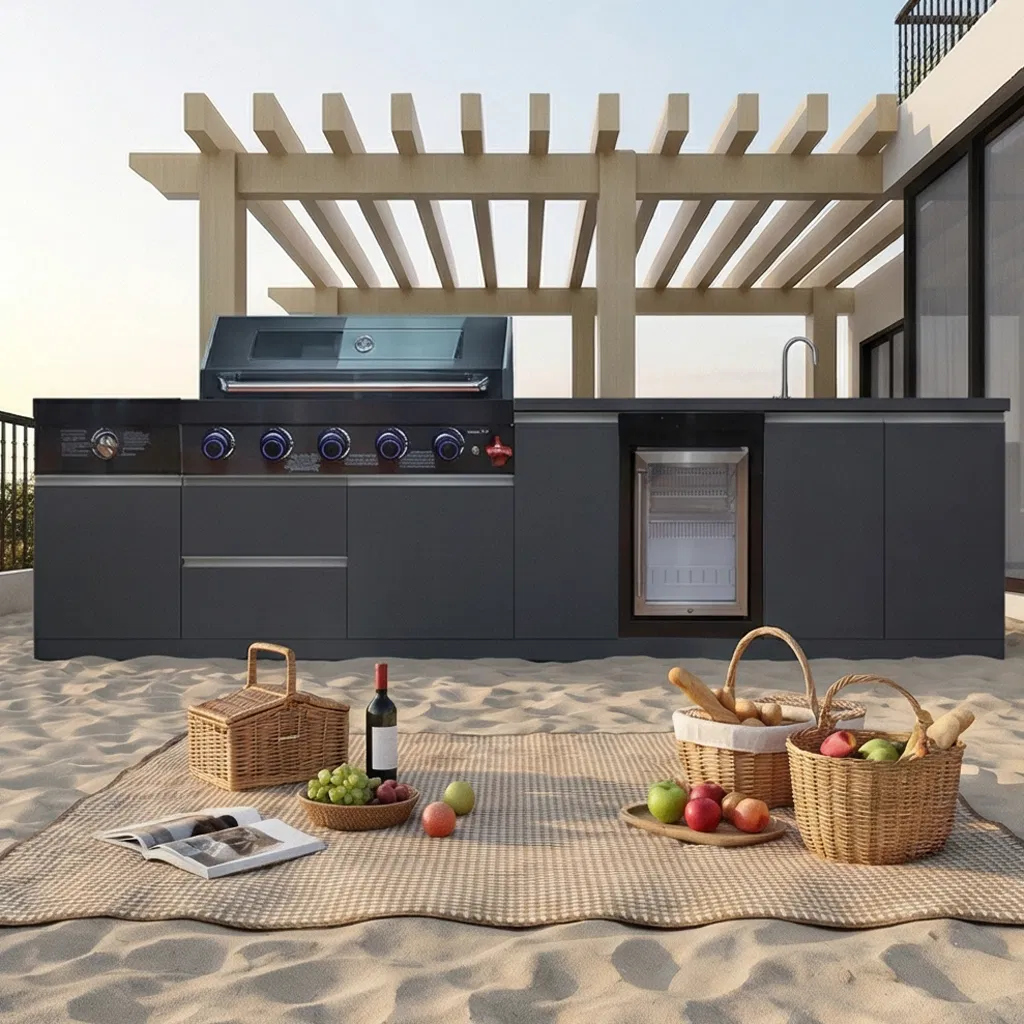 Lightweight Portable Outdoor Kitchen Kit for Beach Picnic Parties