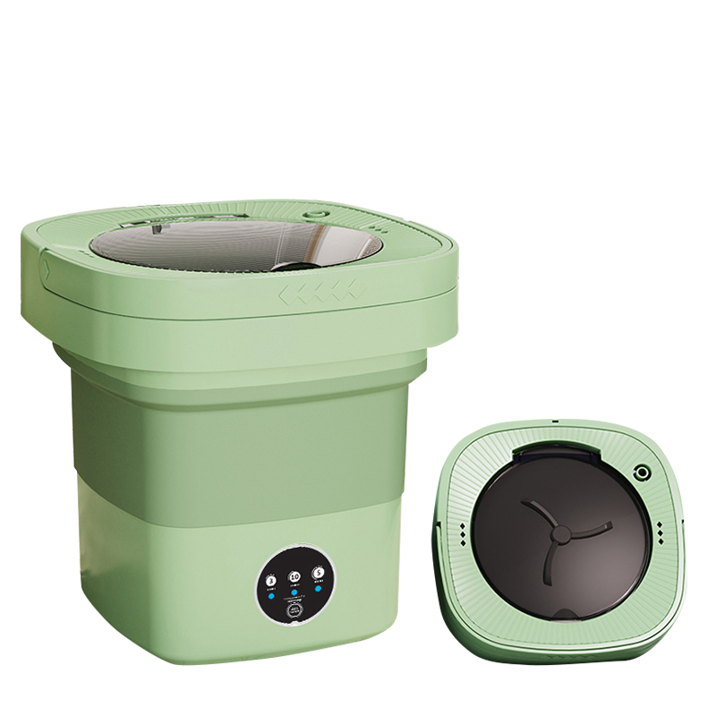 7L/12L Upgraded Mini Washing Machine for Small Clothes Foldable Laundry Machine for Hotel
