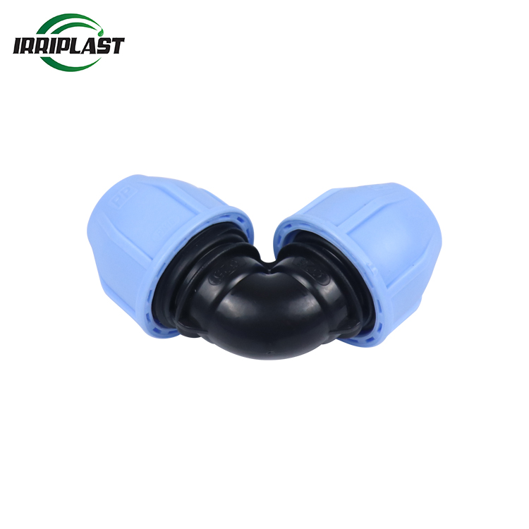 PP Compression Fittings Agricultural Irrigation Accessories Elbow for Water Supply
