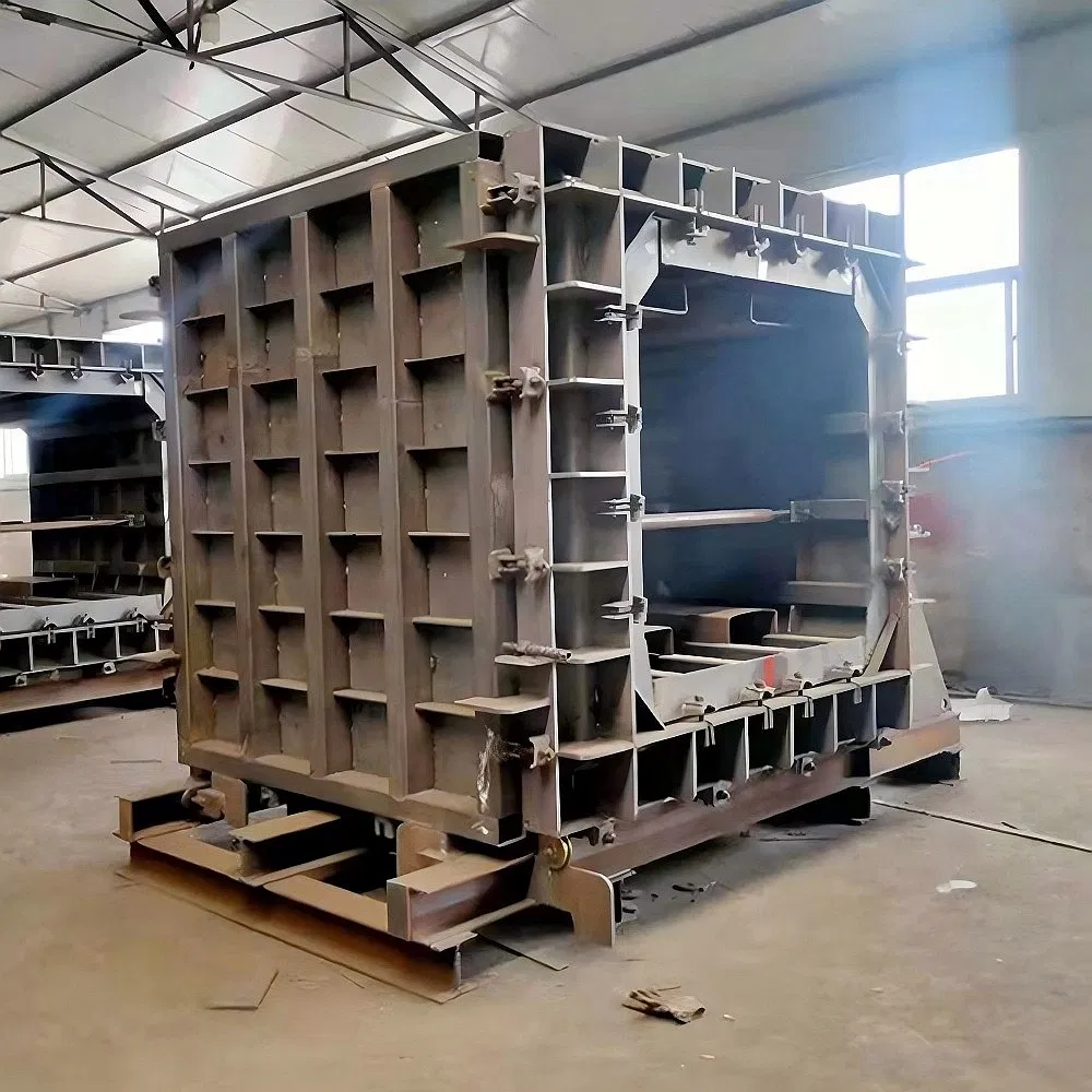 Durable Rectangular Steel Formwork Concrete Box Culvert Mould High Quality Moulds