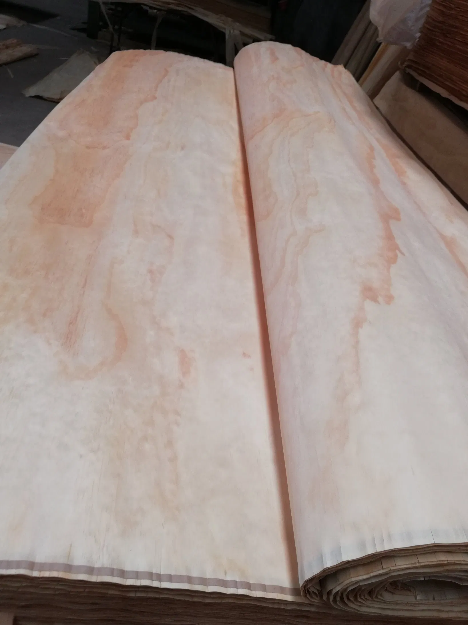 Natural Rotary Cut 0.5mm Thickness Pine Wood Face Veneer