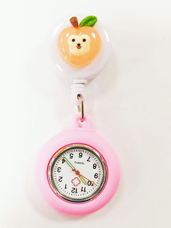 Promotion Gift Colorful Silicone Nurse FOB Watch with Japan Movement