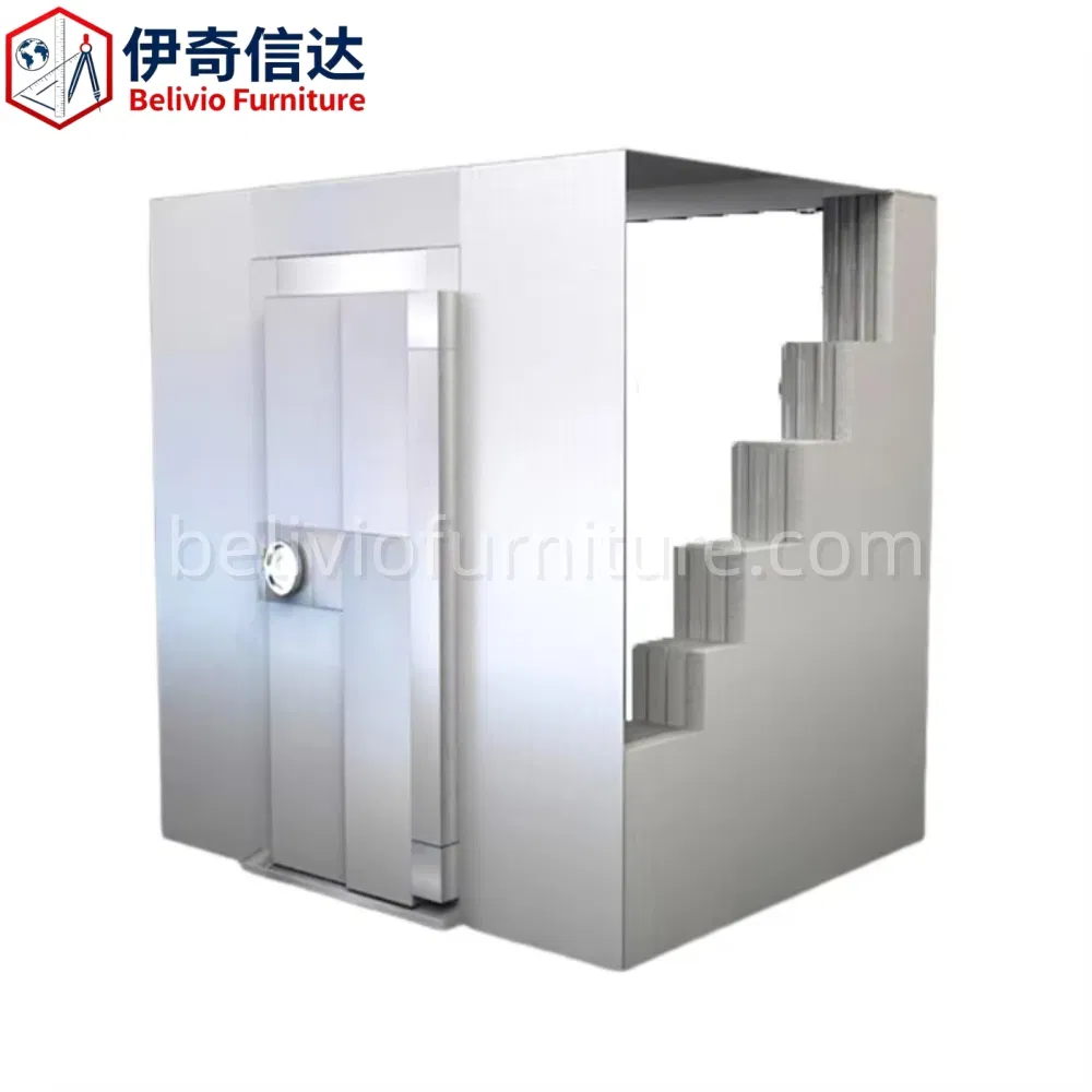 Carbon Steel Vault Room C/D Grade Anti-Pry Anti-Drill Security Door Bank Stainless Steel Safe Door for Bank Secret Room Cash Vault