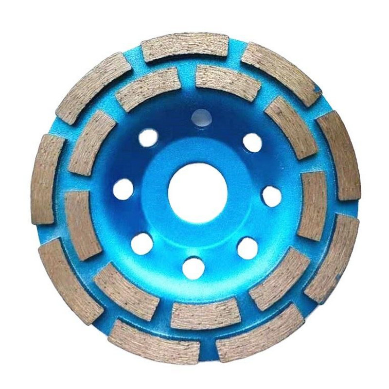 125 mm Double Row Diamond Grinding Cup Wheels for Natural Stone Grinding and Polishing