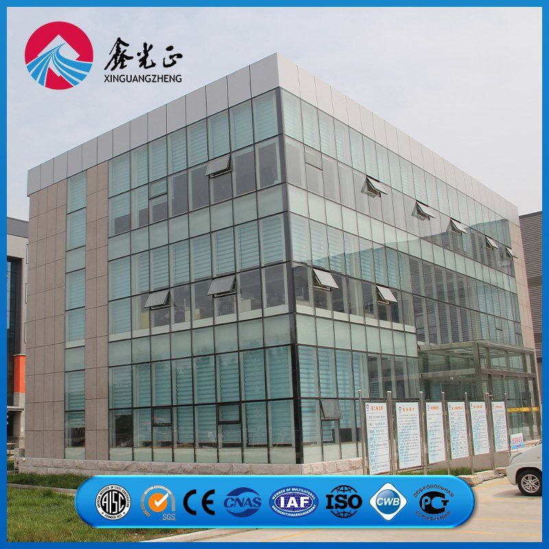 Durable Reinforced Structure Anti Deformation Pipe Hanging Unit Metal Prefab/Prefabricated Steel Structure Multi-Story/High-Rise Office Building