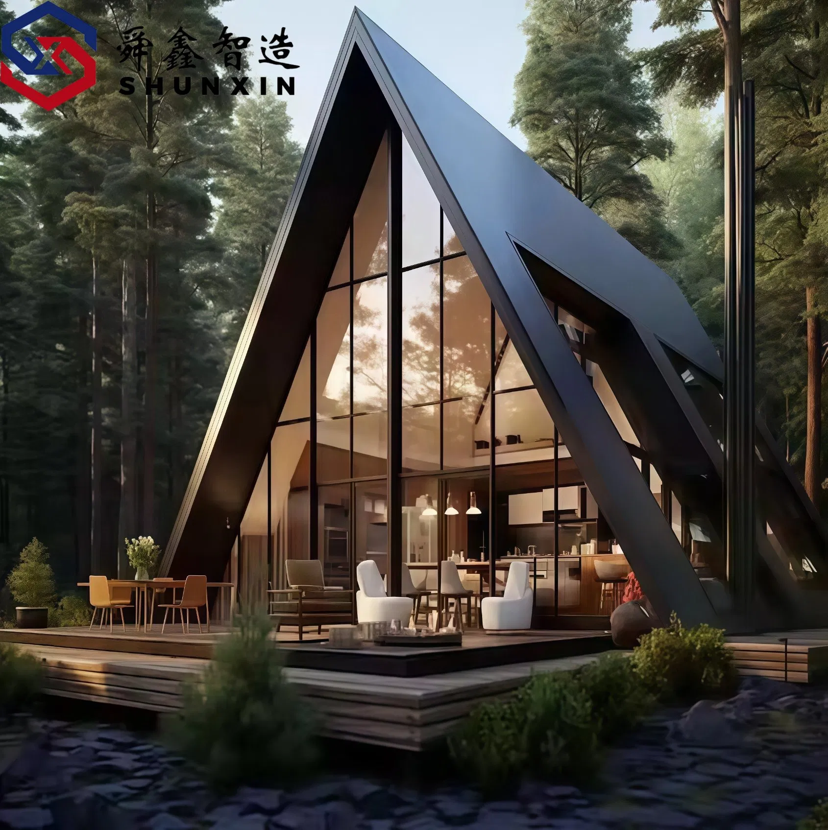 Movable Cabin Glamping Tiny Portable Modular Prefab Container Prefabricated Villa House