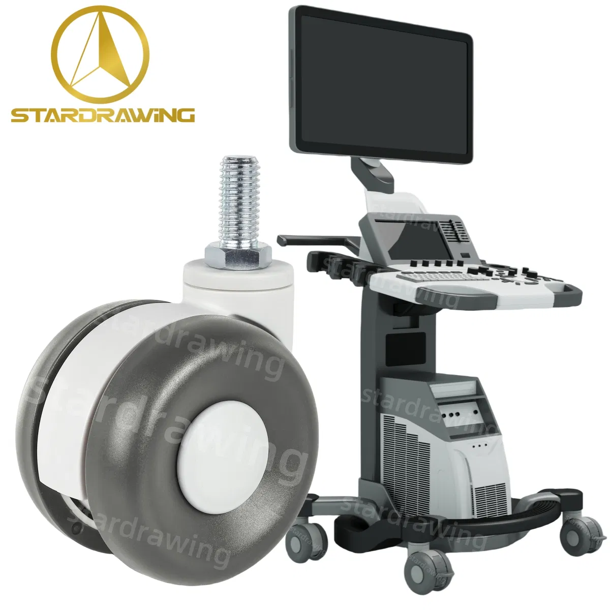 Stardrawing New Design 75mm 3inch Medical Grade Wheel Casters