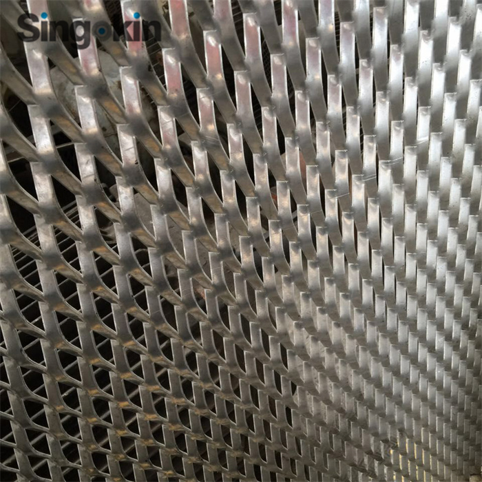 2mm Thick Diamond Screen Expanded Metal Mesh Fence Door