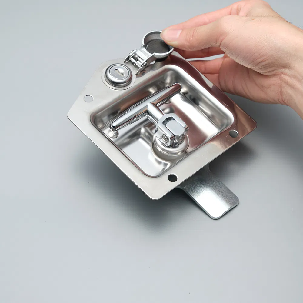 T Handle Paddle Latch Truck Trailer RV Door Toolbox Distribution Box Stainless Steel Paddle Handle Latch