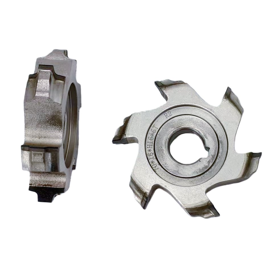 70X16xh16-6t R2 Diamond Edge Trimming Knife 69*16*H13*6z*R2 PCD Cutter Edge Banding Woodworking Machine Parts