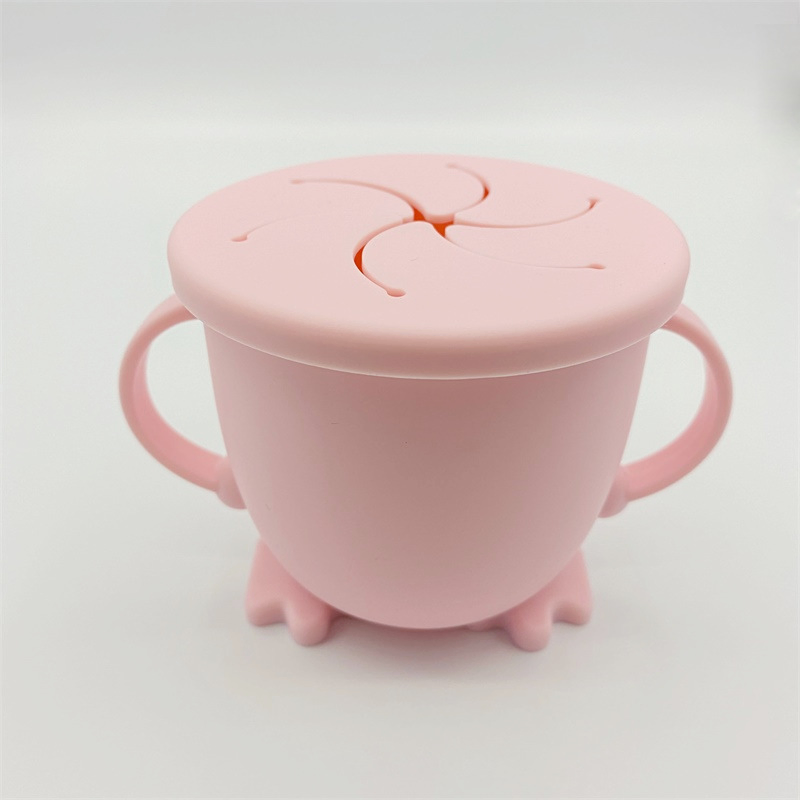 Контейнер для перекуса BPA Free, силиконовый, с мягкой крышкой
