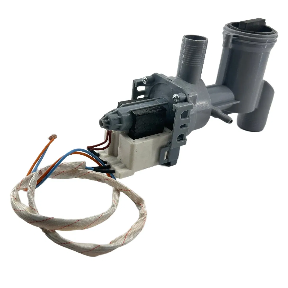 Plastic Injection Molding Mold for Washing Machine Drainage Pump with Water Filter (with Pupm Connection Cable)