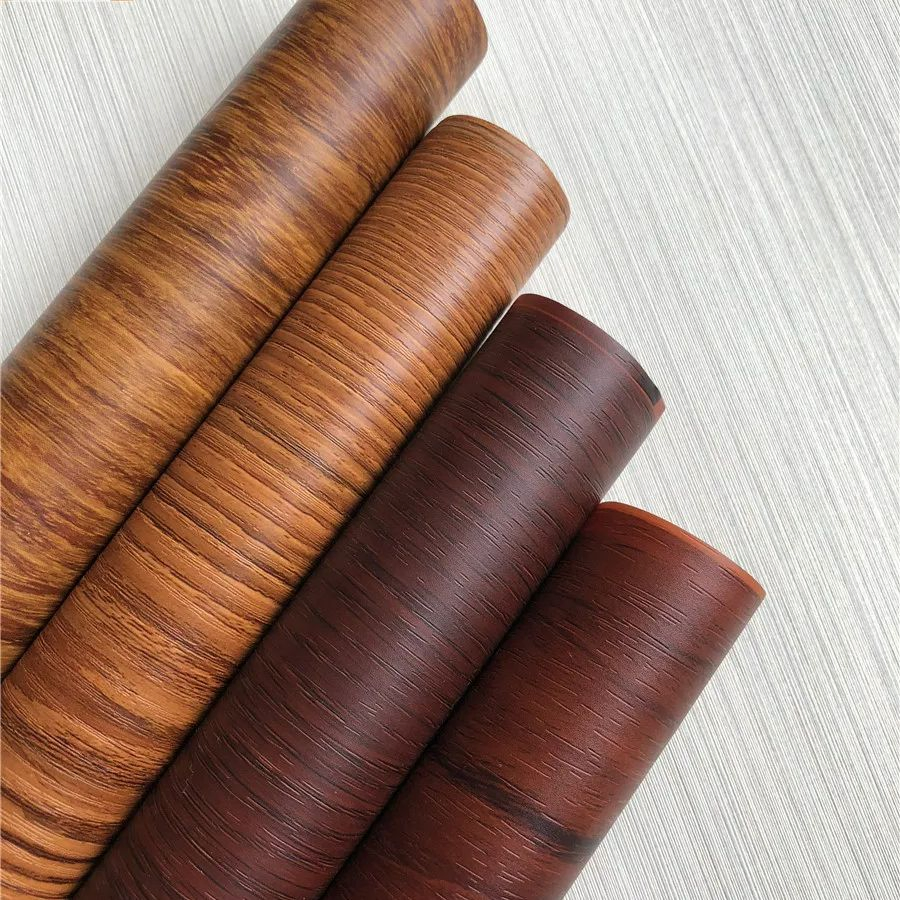 PVC Wood Grain Sheet PVC Film for Furniture Cabinet Boards