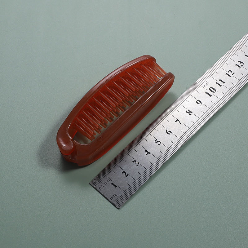 OEM Plastic Small Foldable Portable Hotel Amenity Hair Comb