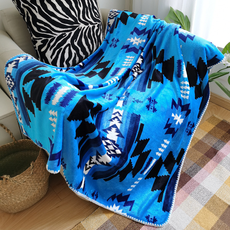 American Sofa Leisure Blanket Double Layer Warm Blanket Car Office Small Blanket