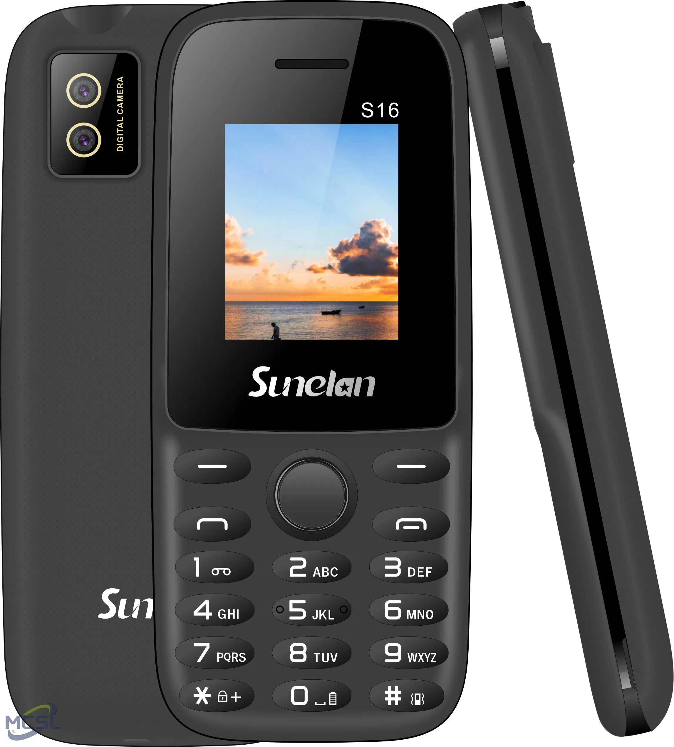 Кнопочный телефон Sunelan S16 для пожилых, 2 SIM