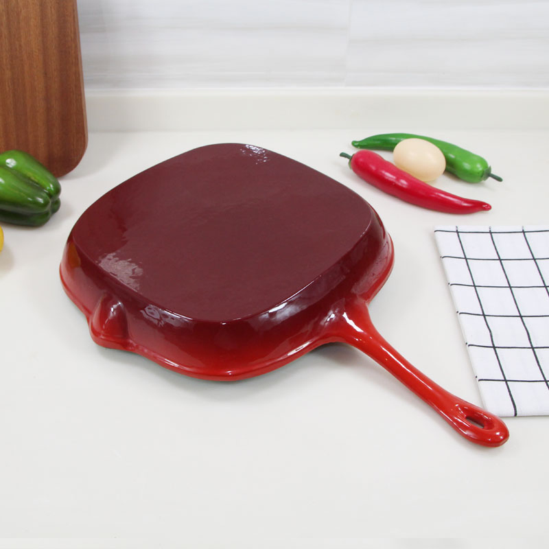 Cookwin Cast Iron Steak Griddle Grill Pan with BSCI, LFGB, FDA