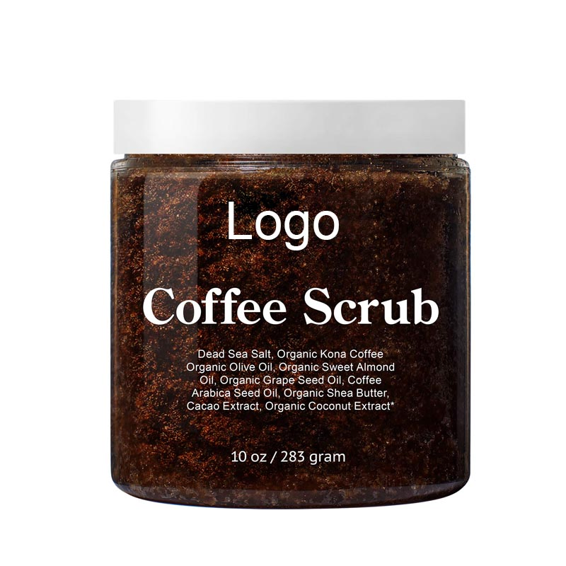 OEM/ODM Cruelty Free Reduce Skin Imperities Dead Sea Salt Body Scrub Pure Coffee Scrub