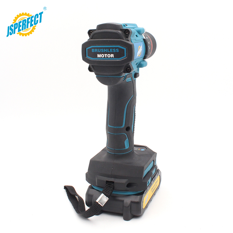 Jsperfect 4D Green Lithium Battery Laser Level and Cordless Impact Drill Tool Box