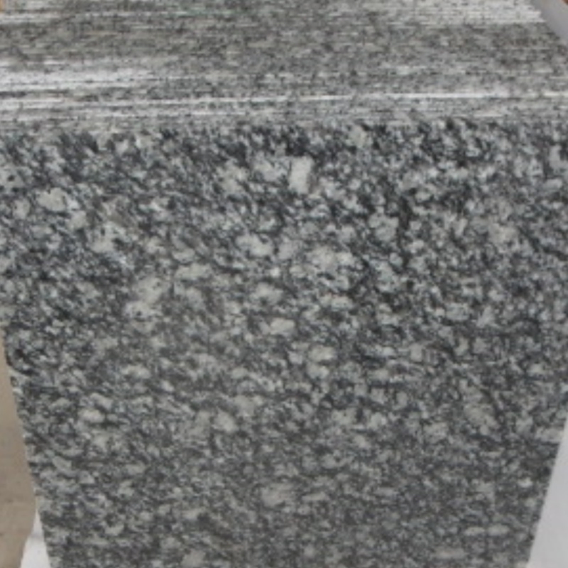 Natural Stone Granite Spray White Polished Flamed