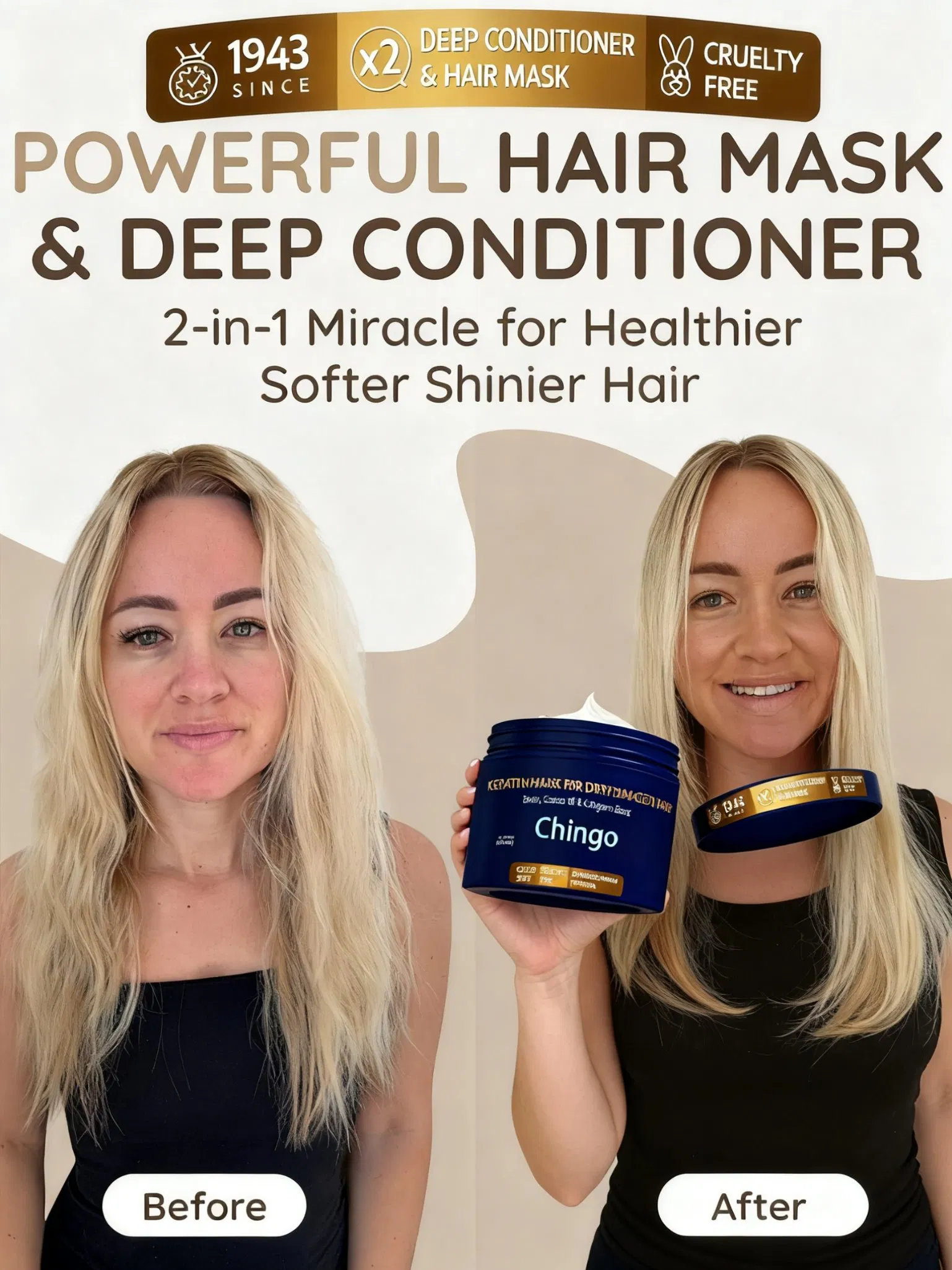 Intensive Moisturizing Conditioner Revitalize Dry Dull Hair