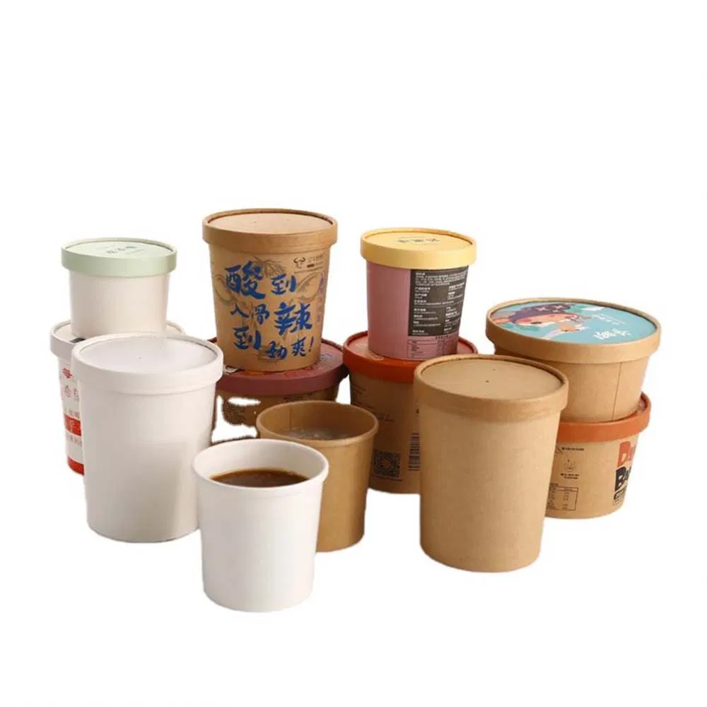 4oz 5oz Cheap Beverage Soup Mug Disposable Ice Cream Paper Cups