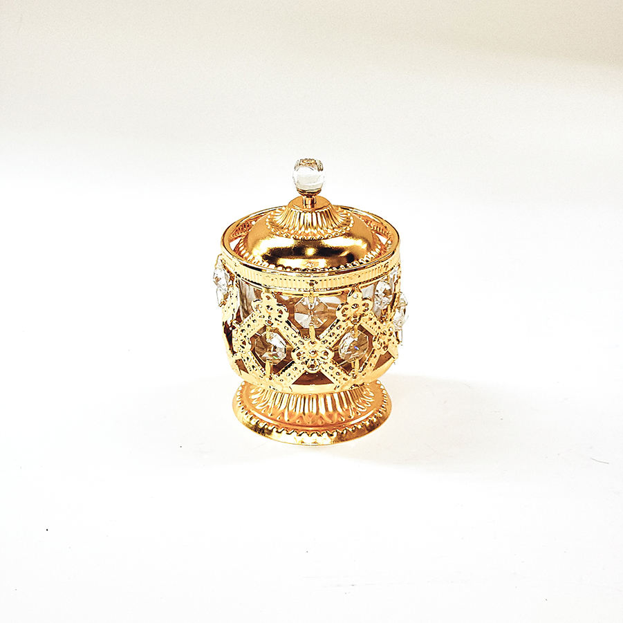 Metal Electroplated Arabian Perfume Oil Incense Burner Frame