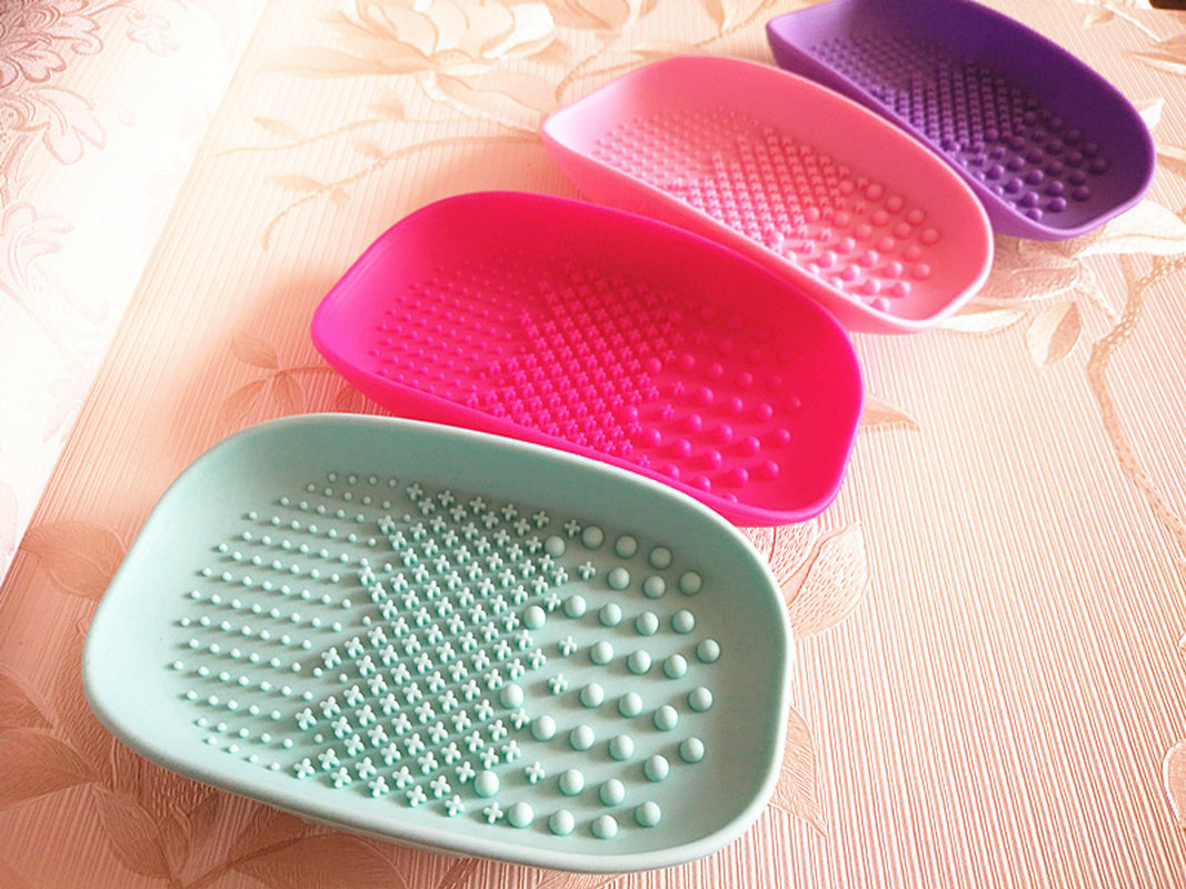 Silicone Makeup Brush Cleaner Pad Cosmetic Brush Cleaning Pad Esg12372