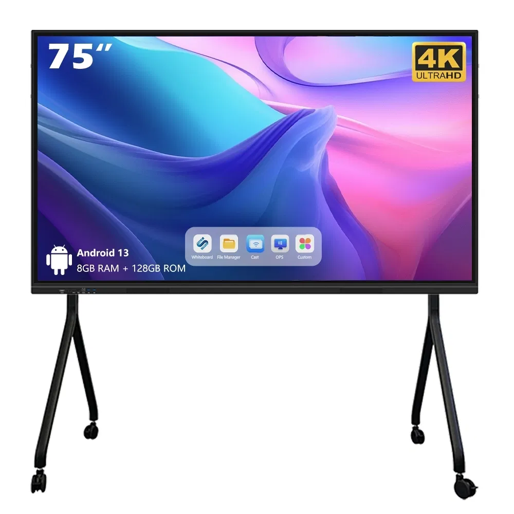 Stable Operation Anti-Fingerprint Herringbone Bracket All-in-One Interactive Whiteboard Smart Board