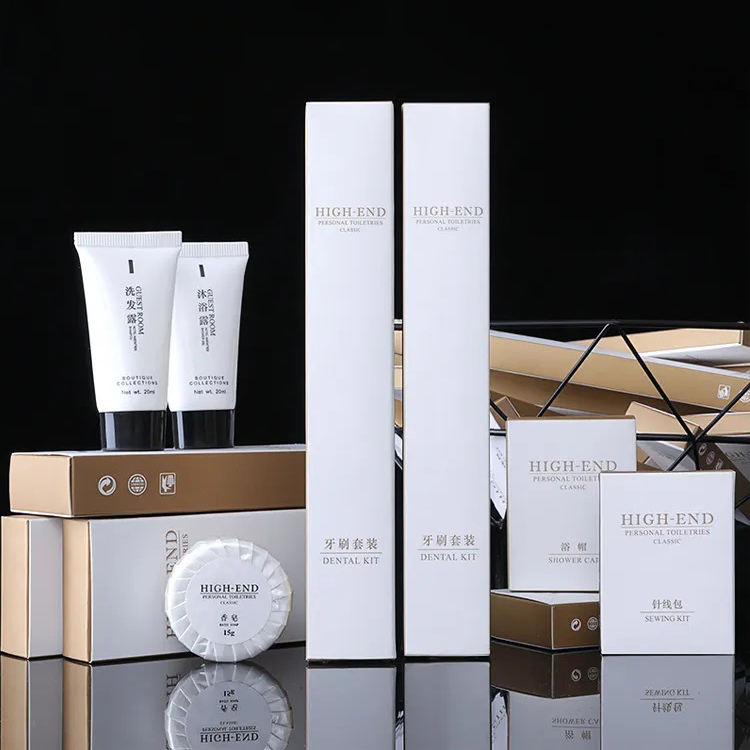 Hotel Shampoo Conditioner Shower Gel Body Lotion Hotel Disposable Amenities Set